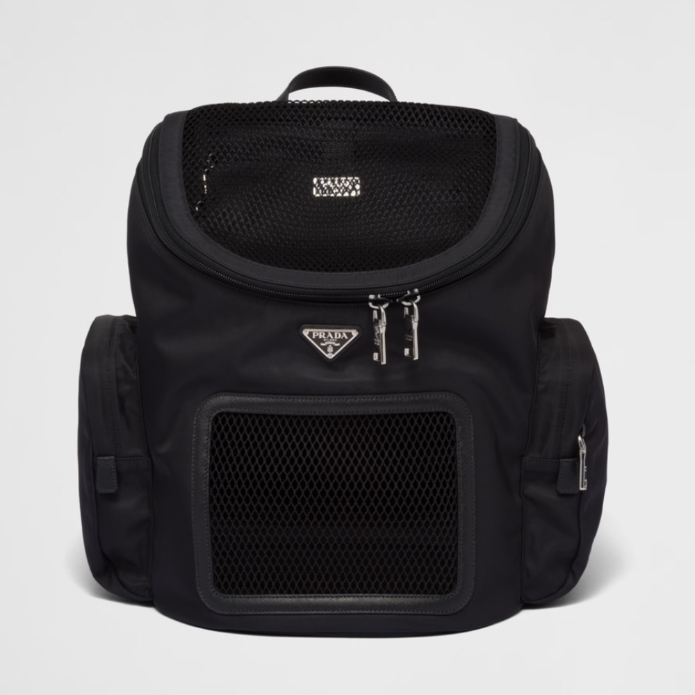 Prada Re-Nylon and Saffiano leather pet bag